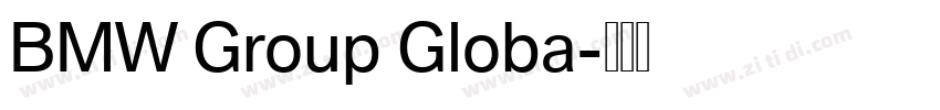 BMW Group Globa字体转换 BMW Group Globa字体转换